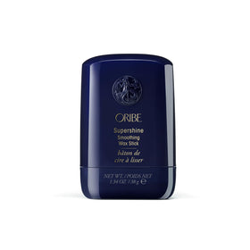 Oribe Supershine wax stick front packaging shows sleek design and product benefit