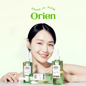 Orien milky rinse on palm demonstrating thorough removal benefit