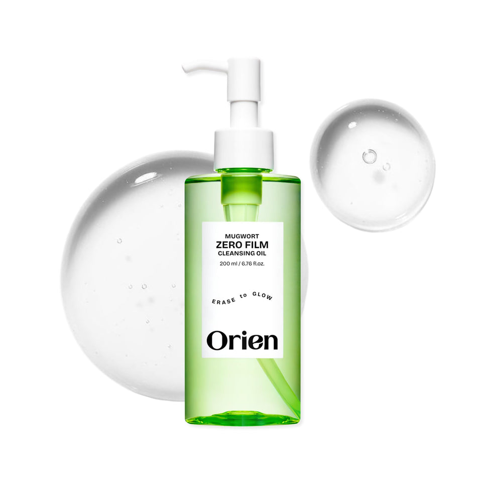 Orien front bottle showing packaging and gentle cleansing benefit