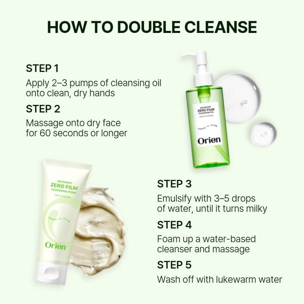 Orien open cap and rinse action emphasizing clean, residue-free finish