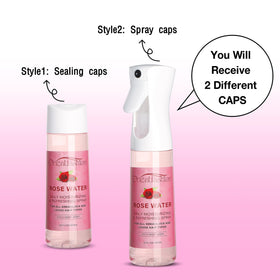 Orientfashion close-up rosewater droplets highlighting natural hydration benefits