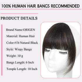 ORIGEN close-up of hair texture and shine demonstrating realistic blend benefit