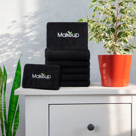 Orighty towels styled in bathroom showing hospitality-ready, clean presentation
