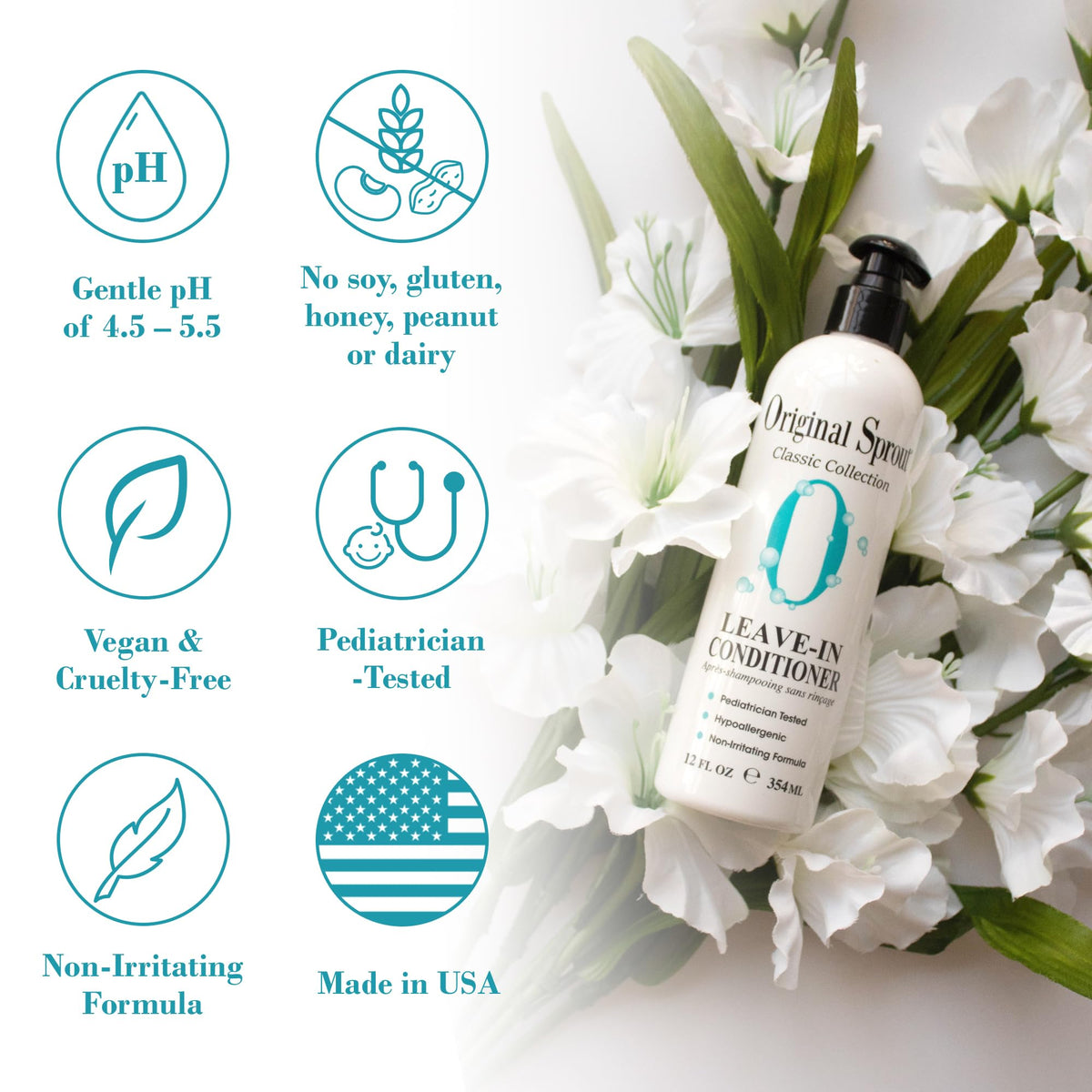 close-up of Original Sprout cream texture highlighting lightweight moisturizing benefit