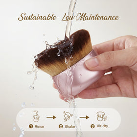 Originbuty short ergonomic handle detail for comfortable control and no-mess use