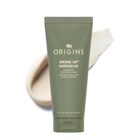 Origins jar front view showing packaging and hydrating mask benefit