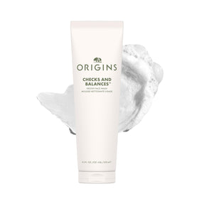 Origins front bottle showing product and clear branding for clean daily use