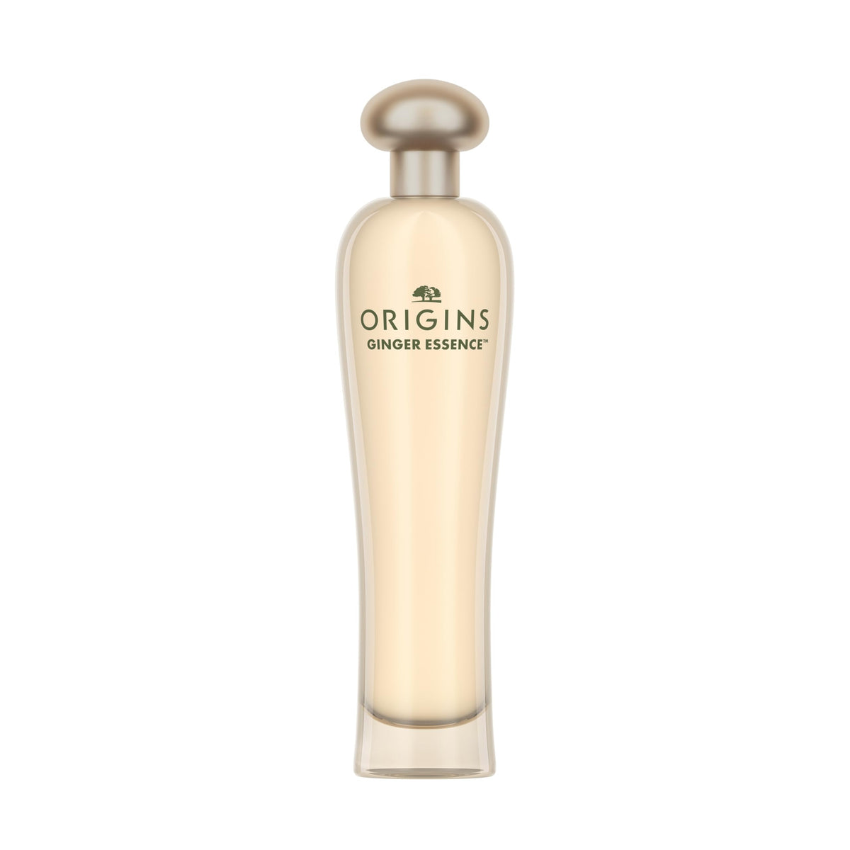 Origins front bottle shown upright for quick recognition and shelf appeal
