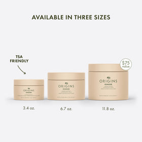 Origins product on bathroom shelf in lifestyle scene promoting daily routine use