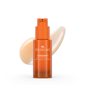 Origins GinZing front bottle showcasing brightening serum benefits