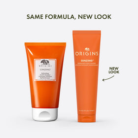Origins GinZing creamy texture close-up displaying gentle exfoliation and smoothness
