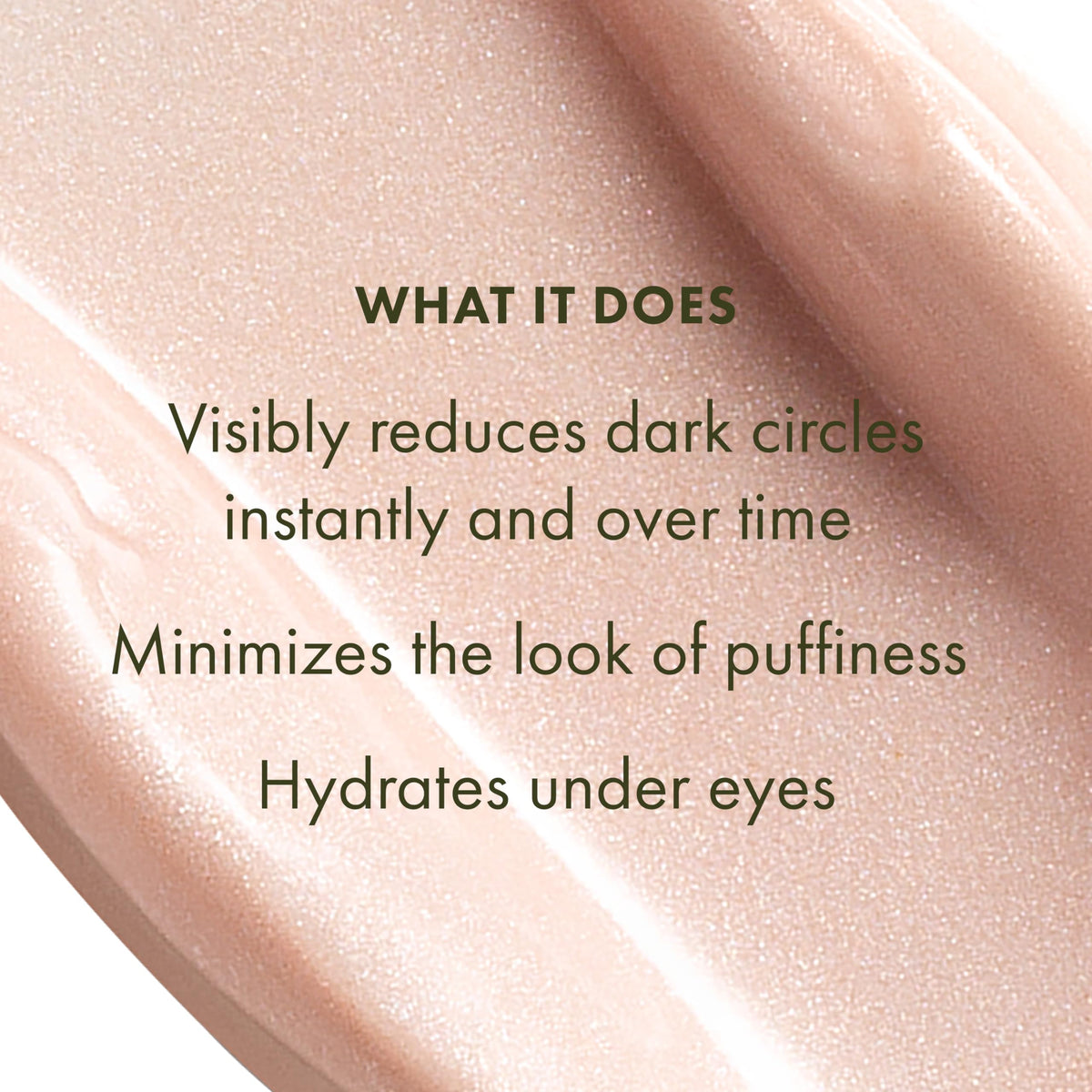 Origins GinZing cream texture swirl showing lightweight finish and smooth blending benefit