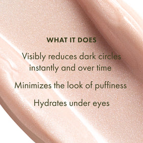Origins GinZing cream texture swirl showing lightweight finish and smooth blending benefit