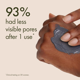 Origins mask spread on hand with applicator demonstrating easy application and coverage
