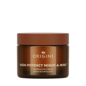 Origins High-Potency Night-A-Mins front jar showing packaging and size benefits