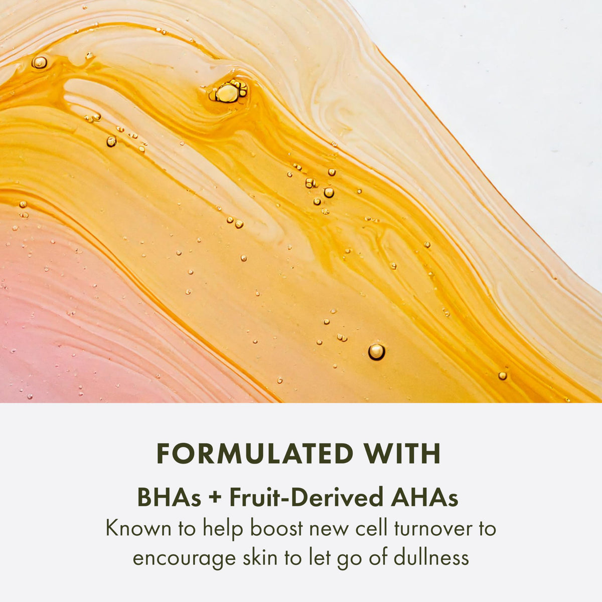 Origins product label close-up showing ingredient and fragrance information benefit