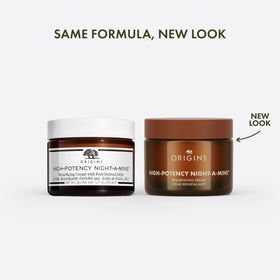 Origins Night-A-Mins cream texture close-up highlighting rich hydrating finish