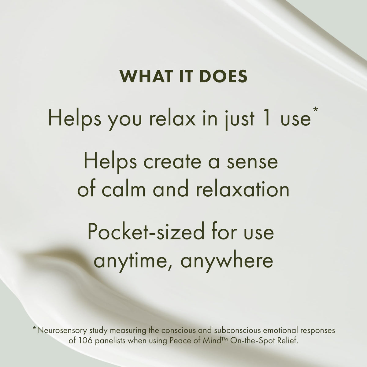 Origins on-the-spot balm open pot showing aromatherapy relief on the go benefits
