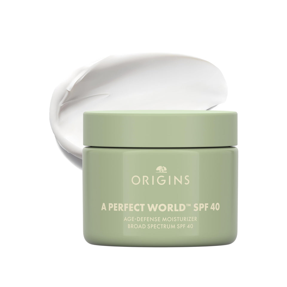 Origins front packaging showing SPF 40 and daily protection benefit