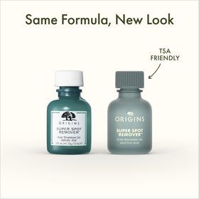 Origins spot treatment in purse lifestyle shot showing discreet on-the-go application