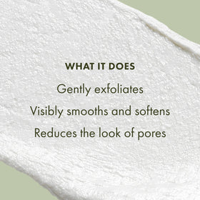 Origins scrub tube styled with other skincare for routine-ready convenience benefit