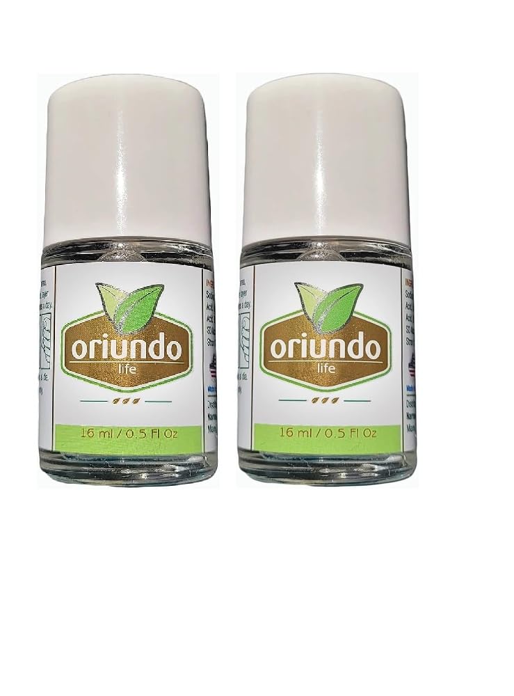Oriundo Life front packaging showing two 0.5oz bottles and clear labeling for convenience