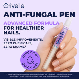 Orivelle product close-up tip delivering precise, mess-free nail application