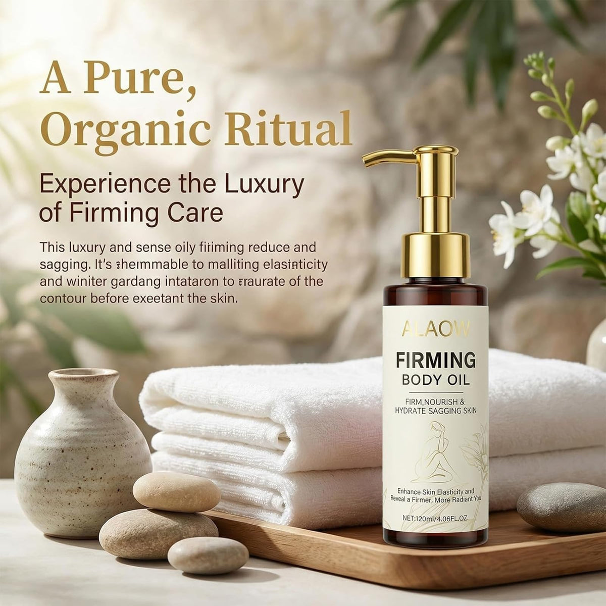 ORIWA VE on bathroom vanity staged in lifestyle setting for daily ritual appeal