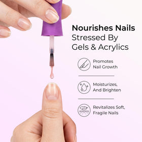 Close-up of Orly bottle label highlighting ingredients and product information for clarity