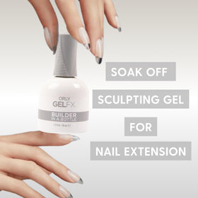 Orly Builder brush closeup demonstrating precise application for cleaner edges