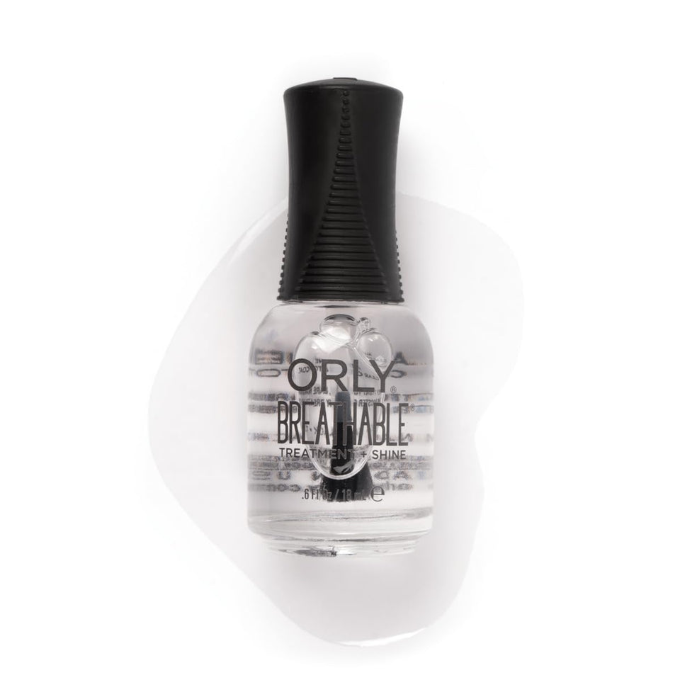 Orly clear coat front bottle showing label and size for quick identification and benefits