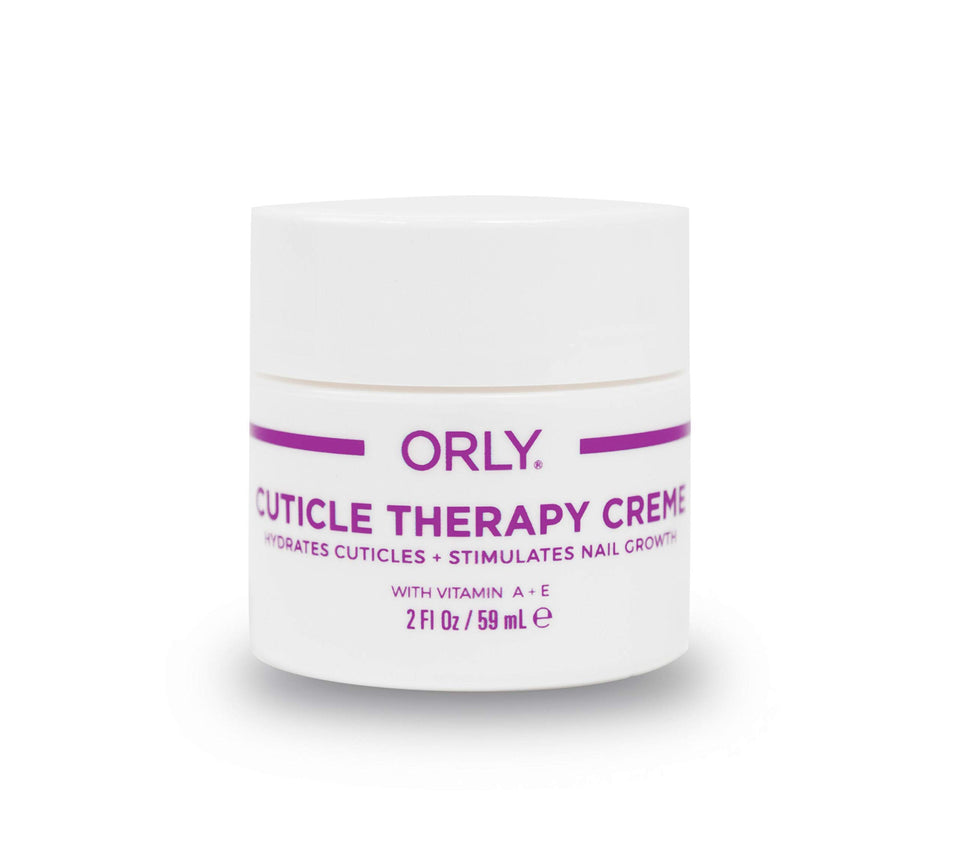 Orly jar front view showing label and compact size for convenient use