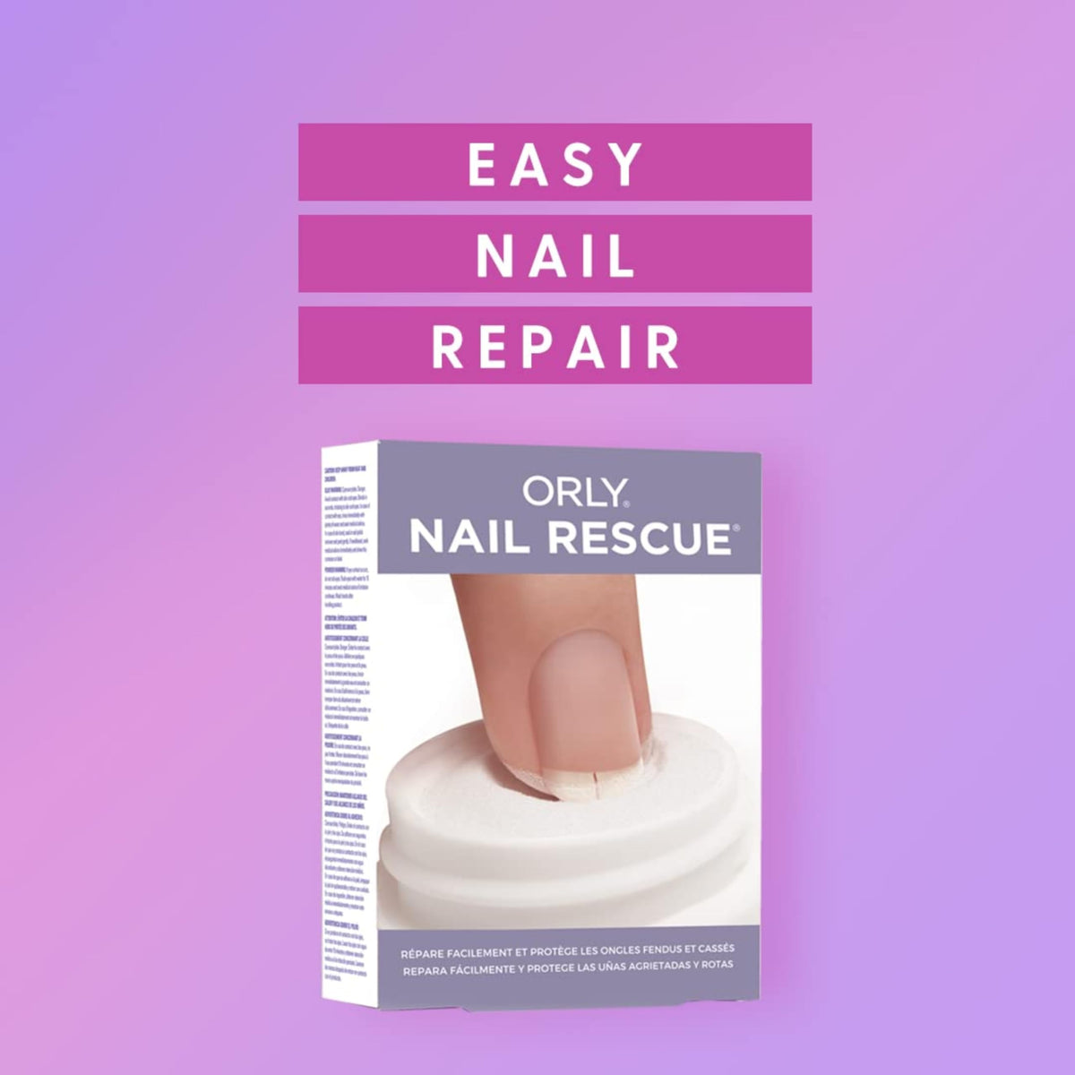 ORLY repair powder close-up texture illustrating fine particles for strong, invisible reinforcement