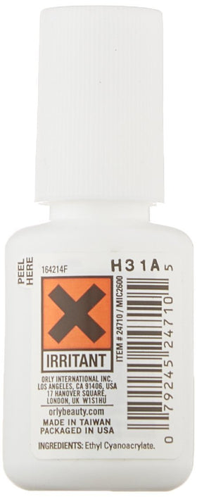 Orly product in use on nails illustrating quick, polished results