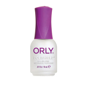 Orly Polishield front packaging showing glossy bottle and label benefit high shine