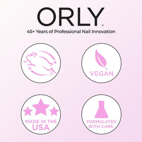ORLY Sec’n Dry applied on nails in a lifestyle setting showing fast-dry, high-gloss benefit
