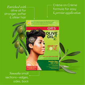 ORS cream texture close-up highlighting moisturizing olive oil benefits