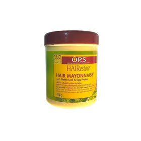 ORS HAIRestore jar front view showing label and product benefits