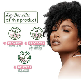 ORS applied to wet hair demonstrating curl formation and definition