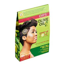 ORS kit components laid out showing relaxer base activator and tools