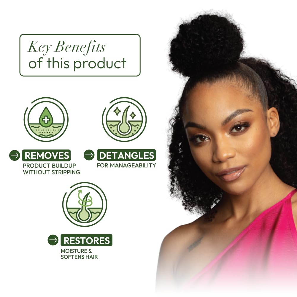 ORS conditioner pouring to reveal rich texture and smoothing effect