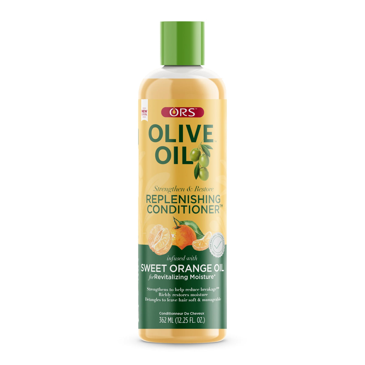 ORS bottle front packaging showing label and 12.25 oz size for clear product ID and trust