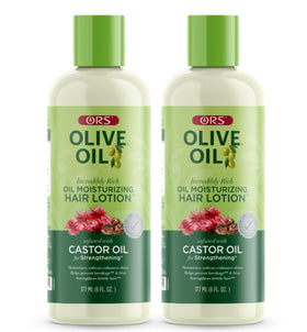 ORS bottle front packaging showing label and benefits for moisturized hair
