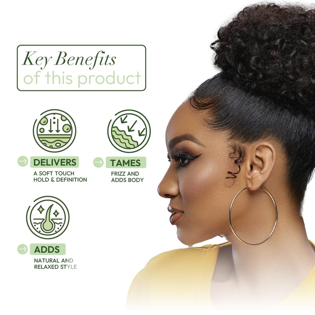 ORS applying mousse to damp hair for smooth wrapping and even coverage to reduce frizz