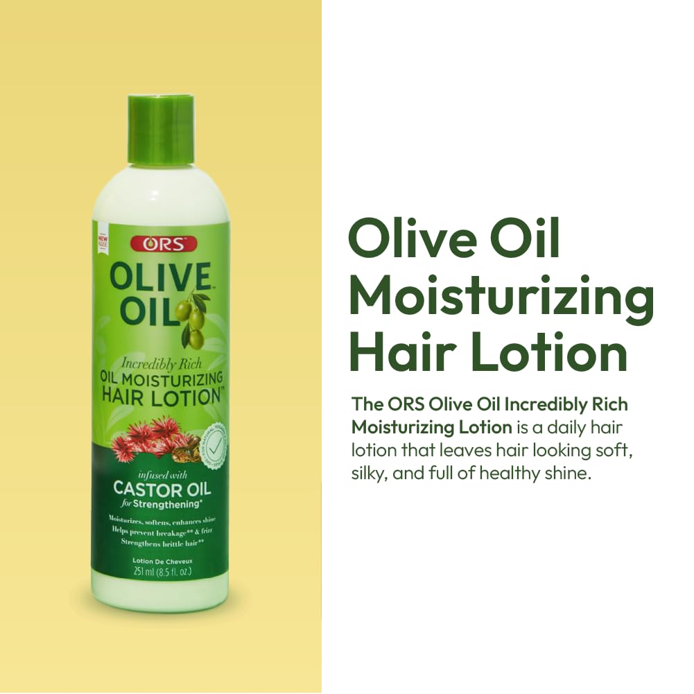 ORS lotion texture close-up highlighting smooth, lightweight pourability