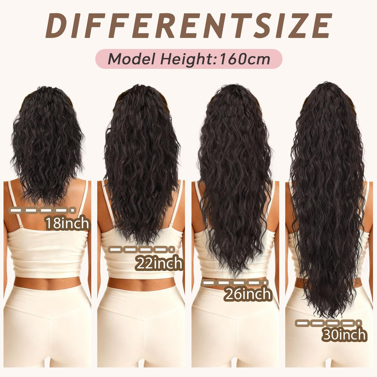 ORSUNCER storage display showing how to keep curls and extend wear life
