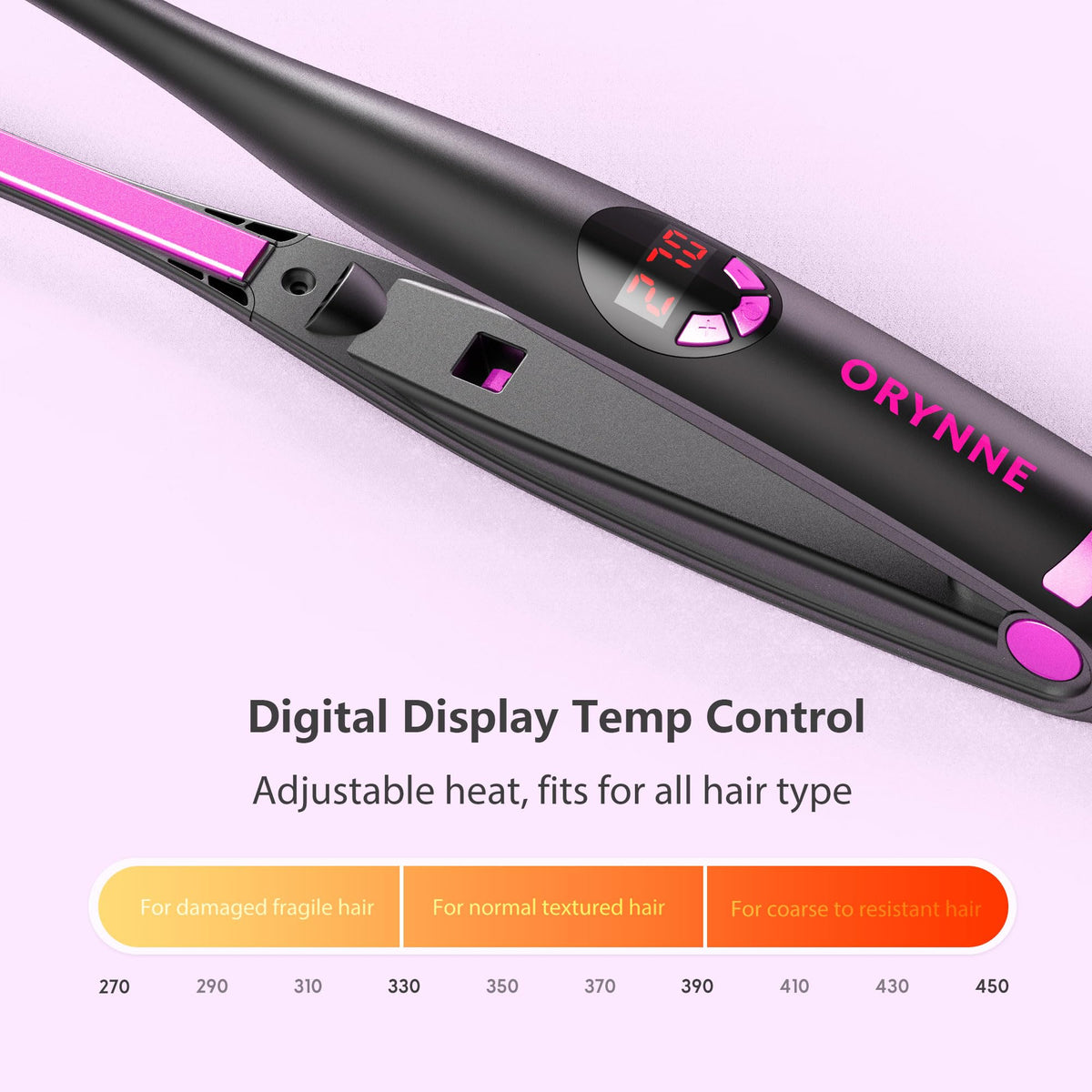 ORYNNE styling edges and bangs to create smooth, defined hairlines