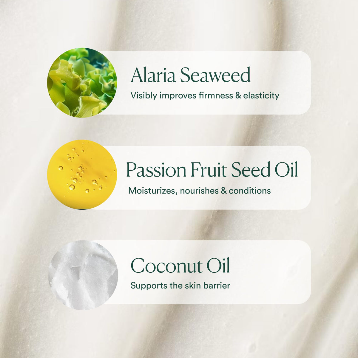 OSEA balm held in hand to show 5 oz size and travel-friendly scale