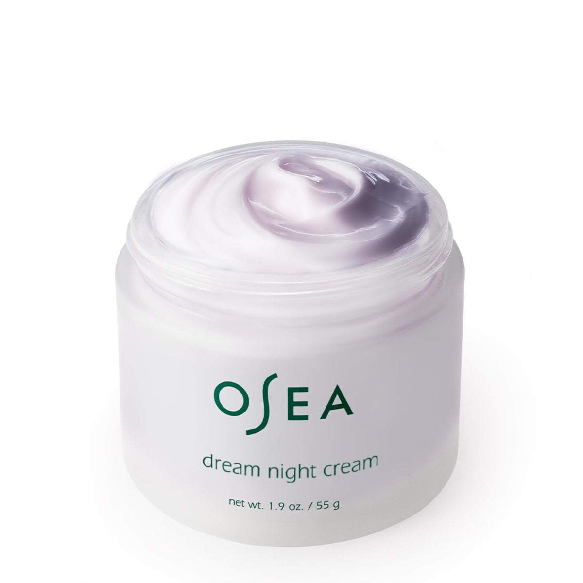 OSEA packaging label close-up emphasizing product details and clean formula