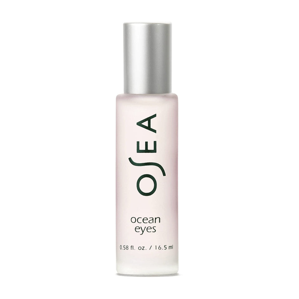 OSEA front packaging showing Ocean Eyes serum and branding, highlighting refreshing benefits